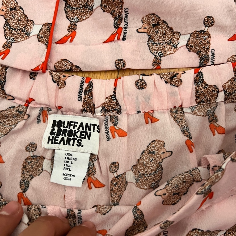 Pink Poodle Pj Set